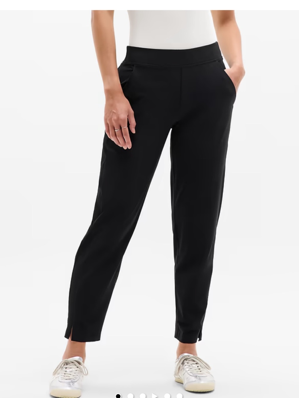 Athleta Brooklyn Black Ankle Pants Size 16
